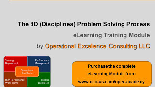 Operational Excellence 101  5 The 8D Problem Solving Process [upl. by Amer]