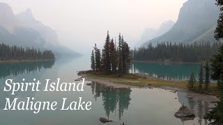 Small but GorgeousSpirit IslandMaligne lake Jasper National Park Alberta Canada [upl. by Mcclary]