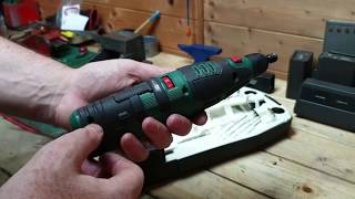 Parkside Lidl 12V Cordless Rotary Tool [upl. by Wisnicki]