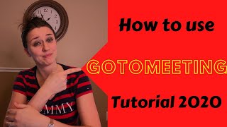 GoToMeeting Gotomeeting Tutorial Video Conferencing 2020 [upl. by Granniah]