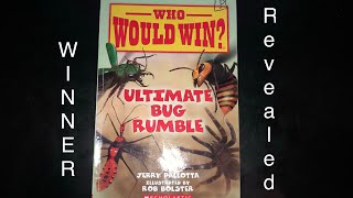 Who Would Win Ultimate Bug Rumble WINNER REVEALED Every Page shown [upl. by Yralih]