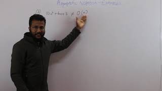 Asymptotic Notations  Examples [upl. by Aicileb]