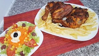 Poulet rôti  la meilleure recette  مطبخ أم وليد Oum Walid [upl. by Grail]