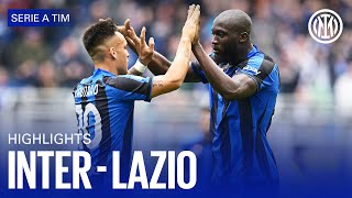 INTER 31 LAZIO  HIGHLIGHTS  SERIE A 2223 ⚫🔵🇬🇧 [upl. by Alyakim589]