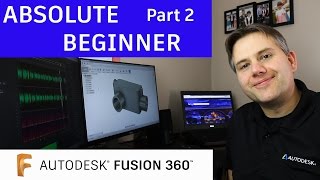 Fusion 360 Tutorial for Absolute Beginners— Part 2 [upl. by Einotna]