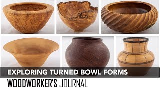 Exploring Woodturning Bowl Designs [upl. by Bik]