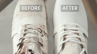 How To Clean White Sneakers [upl. by Senga688]