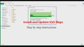 How To Install And Update IGo Primo Maps On SD Card [upl. by Eiznekcam]