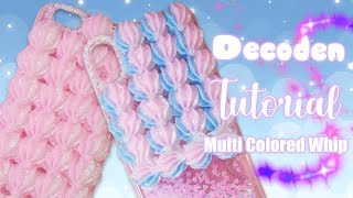 Multi Colored Whip Decoden Tutorial How to Deco4K [upl. by Jemma844]