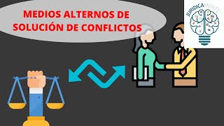 MEDIOS ALTERNOS DE SOLUCIÓN DE CONFLICTOS [upl. by Haimrej528]