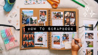 DIY HOW TO SCRAPBOOK ideas amp inspiration [upl. by Range]