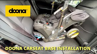 Doona Carseat Base Installation [upl. by Salzhauer]