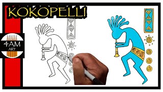 How to Draw KOKOPELLI [upl. by Lilla256]