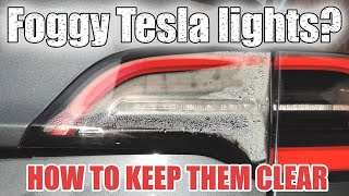 How to fix your fogged up Tesla tail lights [upl. by Salb9]