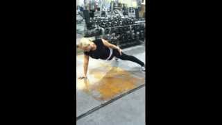 Female Single Arm Push Up [upl. by Notlew]