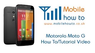 How To SetChange SMSMessage Alert Tone  Motorola Moto G [upl. by Chalmers]