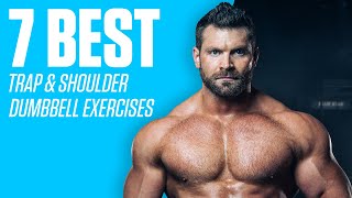 7 BEST Exercises  Shoulder  Traps Workout Dumbbells Only [upl. by Eseer499]