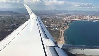 Lufthansa A320 takeoff from Alicante Airport ALC [upl. by Noislla]