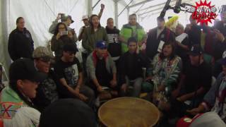 Blackstone Singers Wicked Side Step Song  Thief River Powwow 2016 [upl. by Nehtanoj]