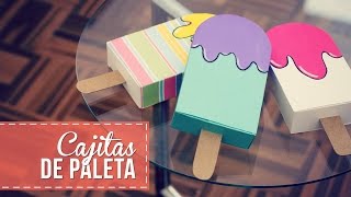 Cajitas en forma de paleta muy fáciles [upl. by Sanburn]