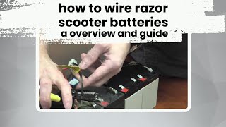 How to Wire a New Razor Scooter Battery [upl. by Ekaj]