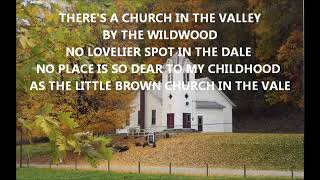 THE CHURCH IN THE WILDWOOD lyrics [upl. by Hulburt]