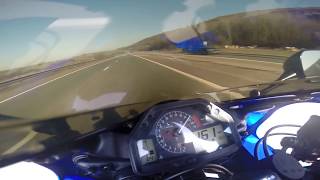 CBR600rr Top Speed [upl. by Ynot131]