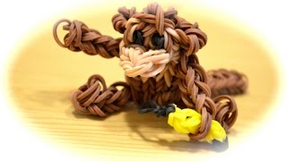 Rainbow Loom Affe deutsche Anleitung für Fortgeschrittene [upl. by Akirat450]