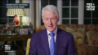 WATCH Bill Clinton’s full speech at the 2020 Democratic National Convention  2020 DNC Night 2 [upl. by Rico]