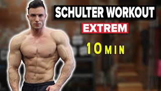 Das Beste 10 Min Schulter Workout für Zuhause ohne Geräte  Sascha Huber [upl. by Schoenberg]