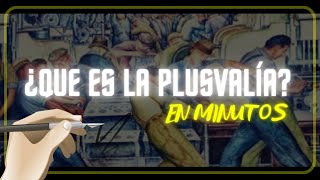 ¿QUE ES LA PLUSVALÍA en minutos [upl. by Ailekat]