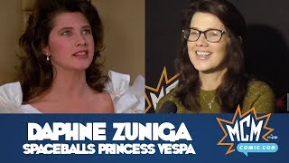 Daphne Zuniga Spaceballs One Tree Hill Interview [upl. by Yllut]