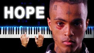 Xxxtentacion  Hope  Piano cover [upl. by Ordnas771]