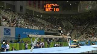 Svetlana Khorkina  Balance Beam  2004 Olympics All Around [upl. by Joselyn742]