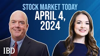 Stock Market Today April 4 2024 [upl. by Tinaret58]