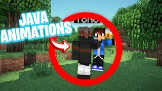 MINECRAFT JAVA ANIMATIONS MOD  Minecraft Bedrock Edition [upl. by Awahsoj864]