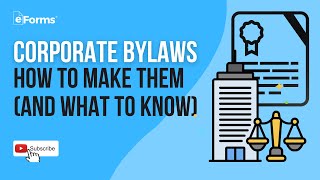 Corporate Bylaws  How to Make Them And What to Know [upl. by Luba]