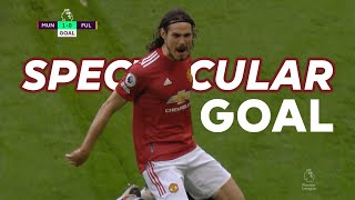 PREMIER LEAGUE  Spectacular Goal From Edinson Cavani [upl. by Susanna]