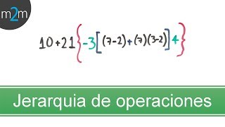 Como resolver operaciones con PARÉNTESIS CORCHETES y LLAVES │ ejercicio 1 [upl. by Ot]