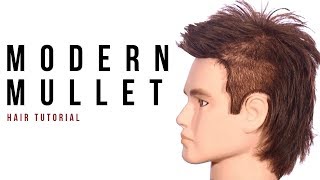 Modern Mullet Haircut Tutorial  TheSalonGuy [upl. by Oicnecserc589]