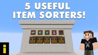 5 Useful Item Sorters For Minecraft Java amp Bedrock [upl. by Ayekim]