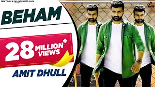 Beham Official Video  Amit Dhull  Suneel Rao  Nikita Singhal  Haryanvi Song [upl. by Aneez]