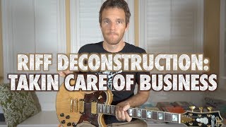 Takin Care of Business  Riff Deconstruction  BTO [upl. by Tarsus]