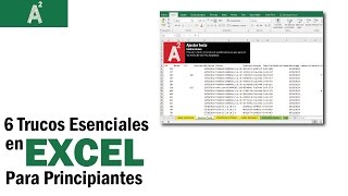 Curso de Excel de Básico a Avanzado  314  6 Trucos esenciales para básicos [upl. by Celle]