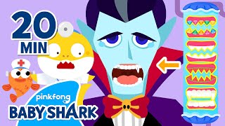 Scary Vampires Teeth are Rotten  Compilation  Hospital Play in Halloween  Baby Shark Official [upl. by Eudoxia]