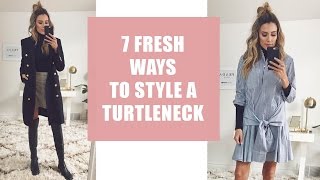 7 Fresh Ways to Style A Turtleneck [upl. by Benni943]