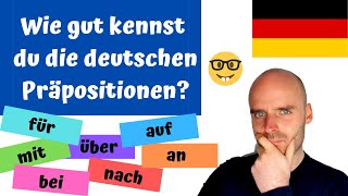 Verben  Präpositionen  A2 B1 B2  Learn German  Deutsch lernen [upl. by Meredi]