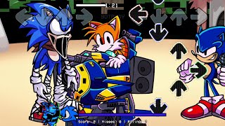 Friday Night Funkin Sonic VS Pibby Boom Sonic Round 2 [upl. by Vine]