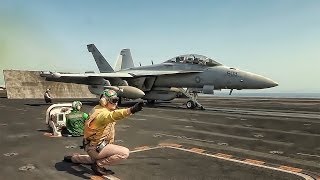 Aircraft Carrier Takeoffs amp Landings [upl. by Anos]