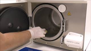 Cleaning the autoclave chamber [upl. by Aninep604]